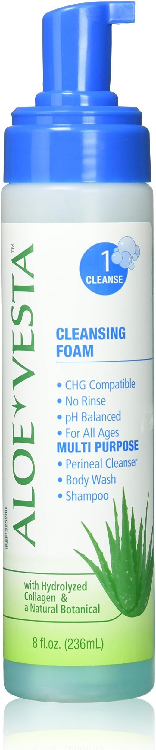 MCK18711801 - No-Rinse Body Wash Aloe Vesta Foaming Pump Bottle Clean Scent