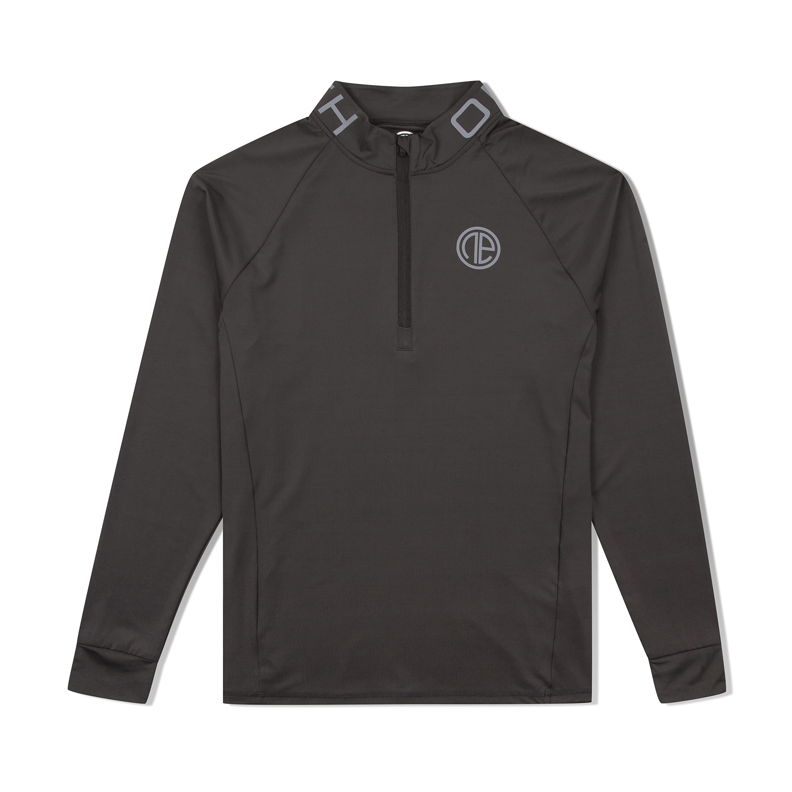 One Athletic Mtech Run 1/4 Zip Sweater, Large, Khaki