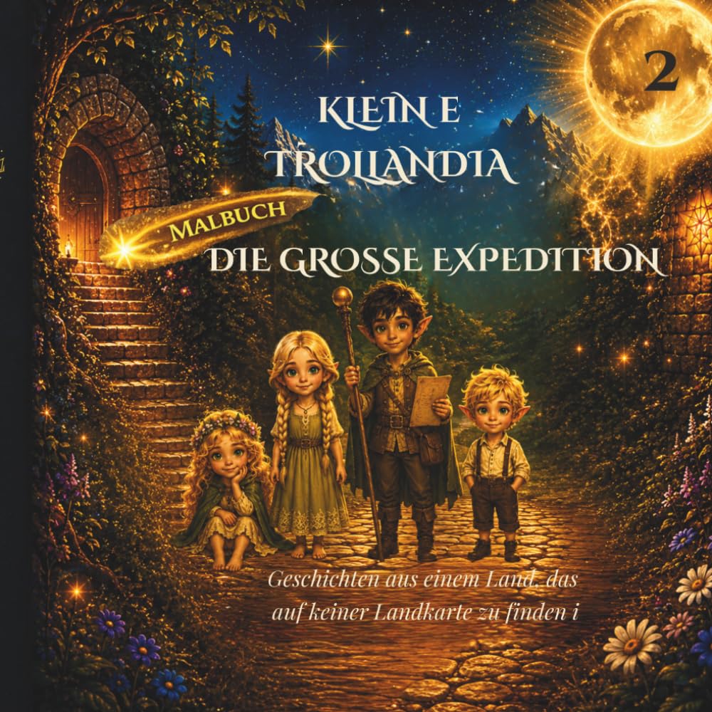 Kleine Trollandia: Die große Reise: Malbuch (Kleine Trollandia – Malbücher)