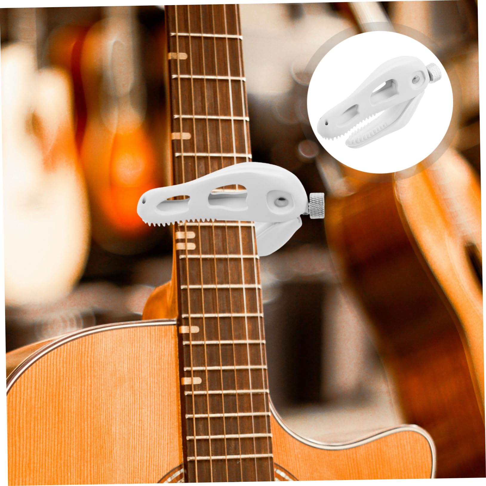 Capo para Guitarra Eléctrica Forma de Cabeza de Dinosaurio