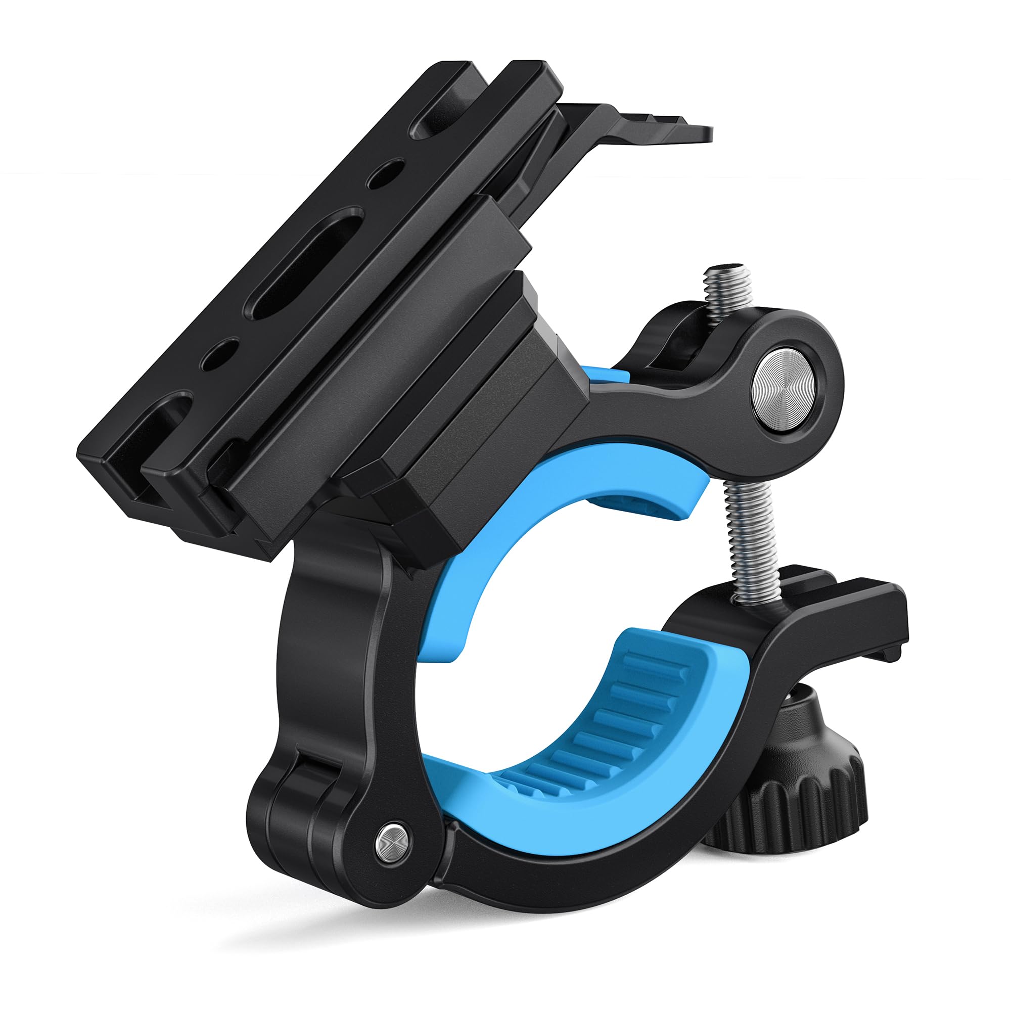 WUBEN AT2XP Metal Bike Mount with 1/4" Thread – Convert Flashlight to Bike Light, Compatible X1Pro, Aluminum Alloy for Handlebar/Tripod/Selfie Stick