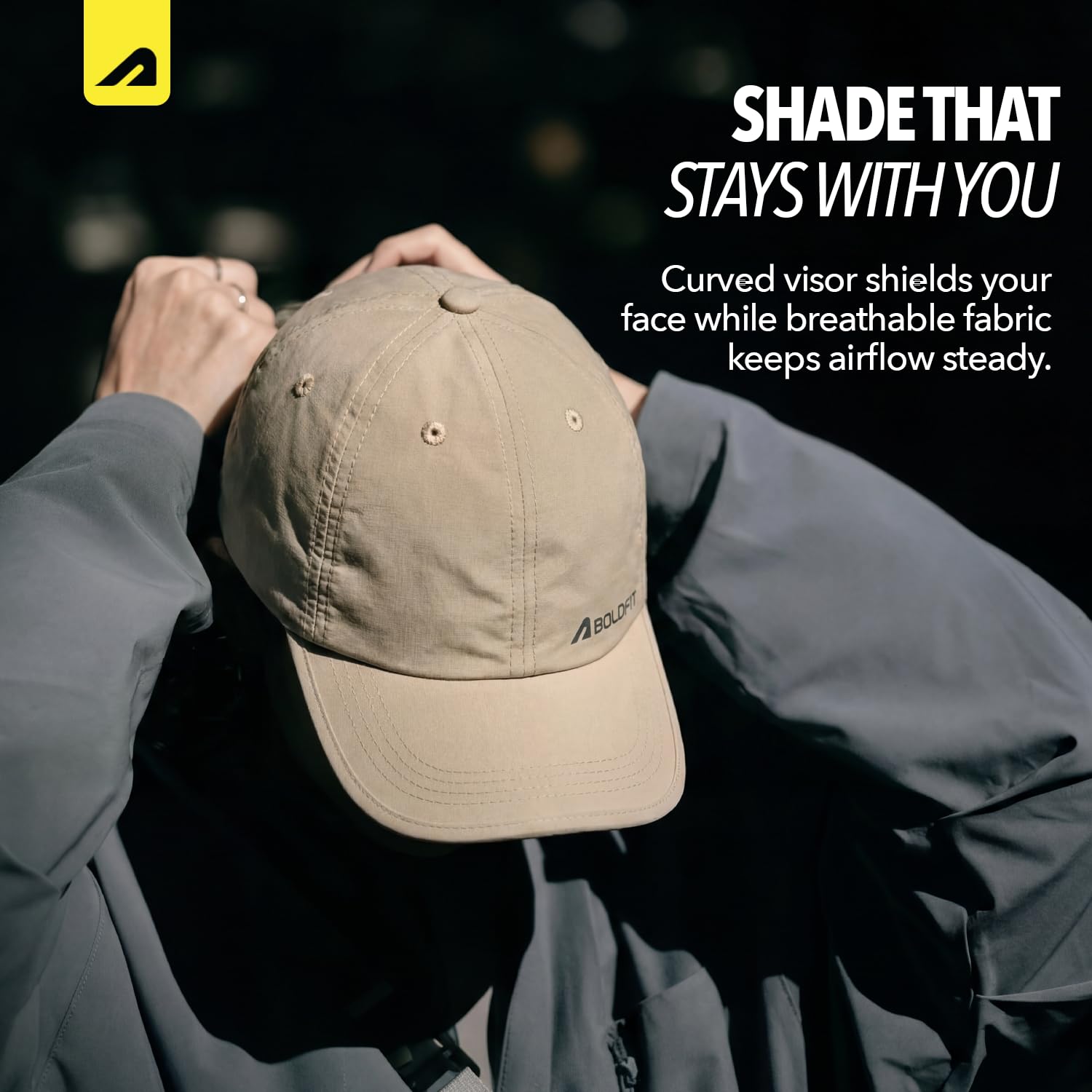 Boldfit Sports Cap for Men & Women, Lightweight Quick Dry Foldable Baseball Cap with Adjustable Strap, Breathable Sun Protection Hat for Running, Gym, Cricket, Travel & Outdoor Activities 38 Boldfit Sports Cap for Men & Women, Lightweight Quick Dry Foldable Baseball Cap with Adjustable Strap, Breathable Sun Protection Hat for Running, Gym, Cricket, Travel & Outdoor Activities - Image 6