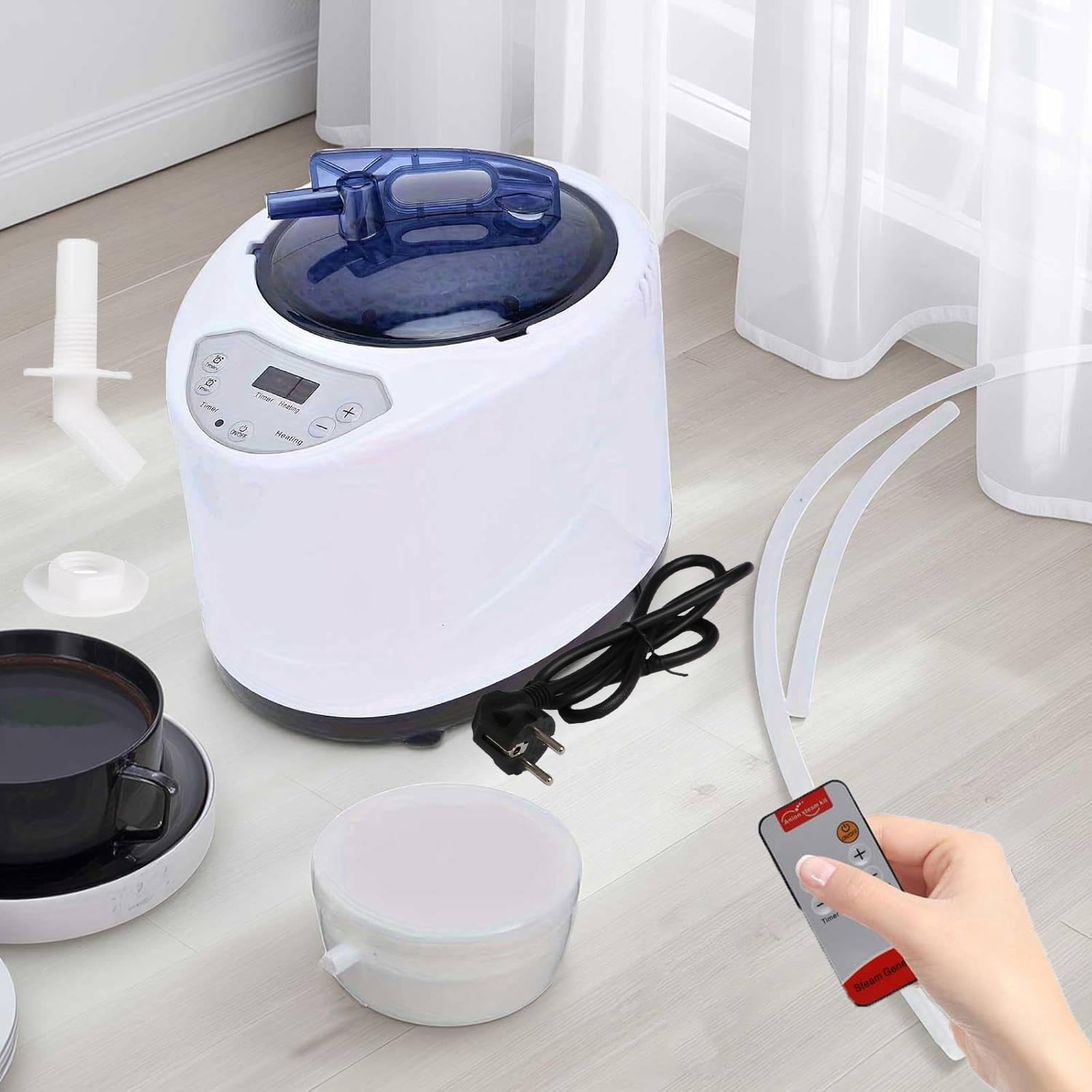 Générateur de vapeur portable pour sauna - Machine à vapeur professionnelle - Haute performance - Avec réglage de précision - Fonction automatique - Idéal pour bain de vapeur, spa bien-être - Économie