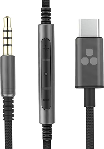 Miniatura 5 de ENCASED Auriculares USB-C sobre la oreja con cable (V200 Pro) Auriculares de estudio para monitor de DJ de estudio cerrados, conector USB tipo C con