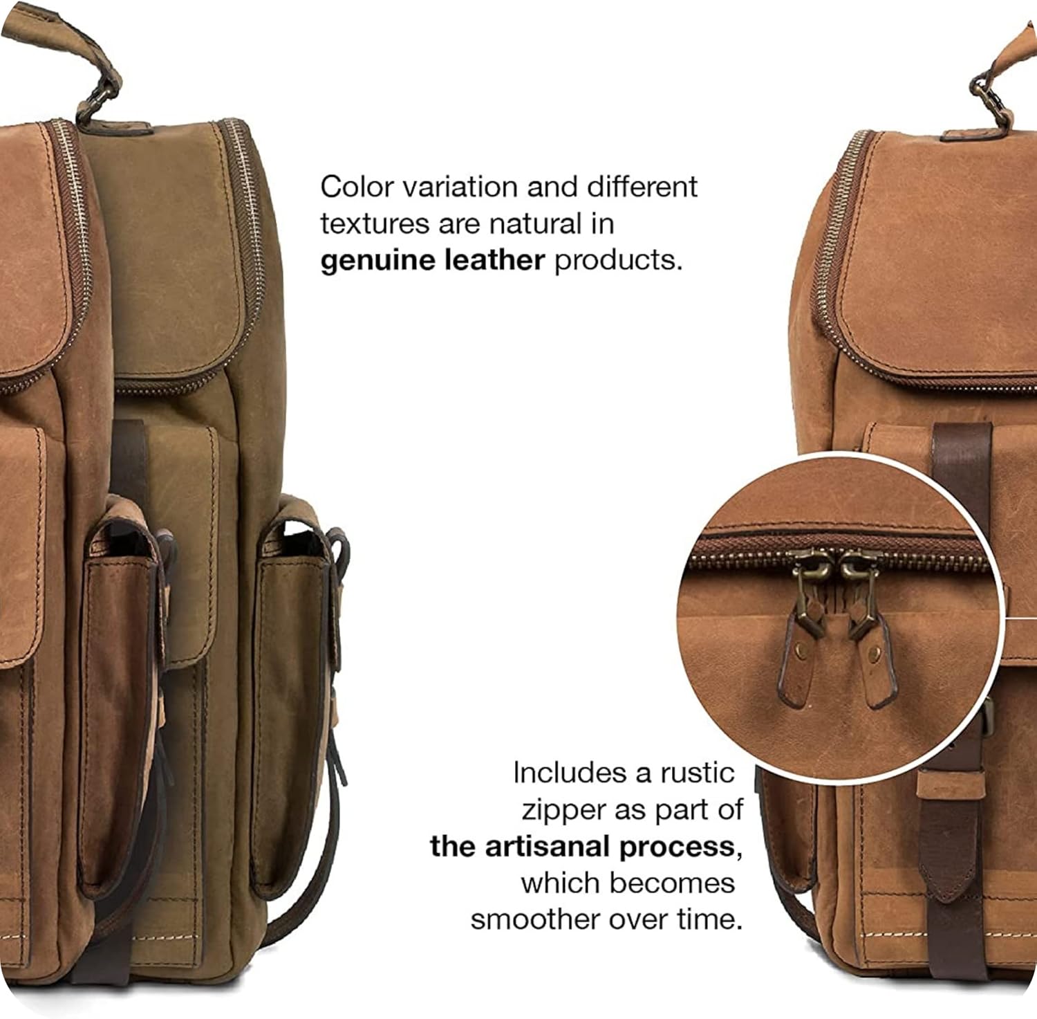 velez leather backpack