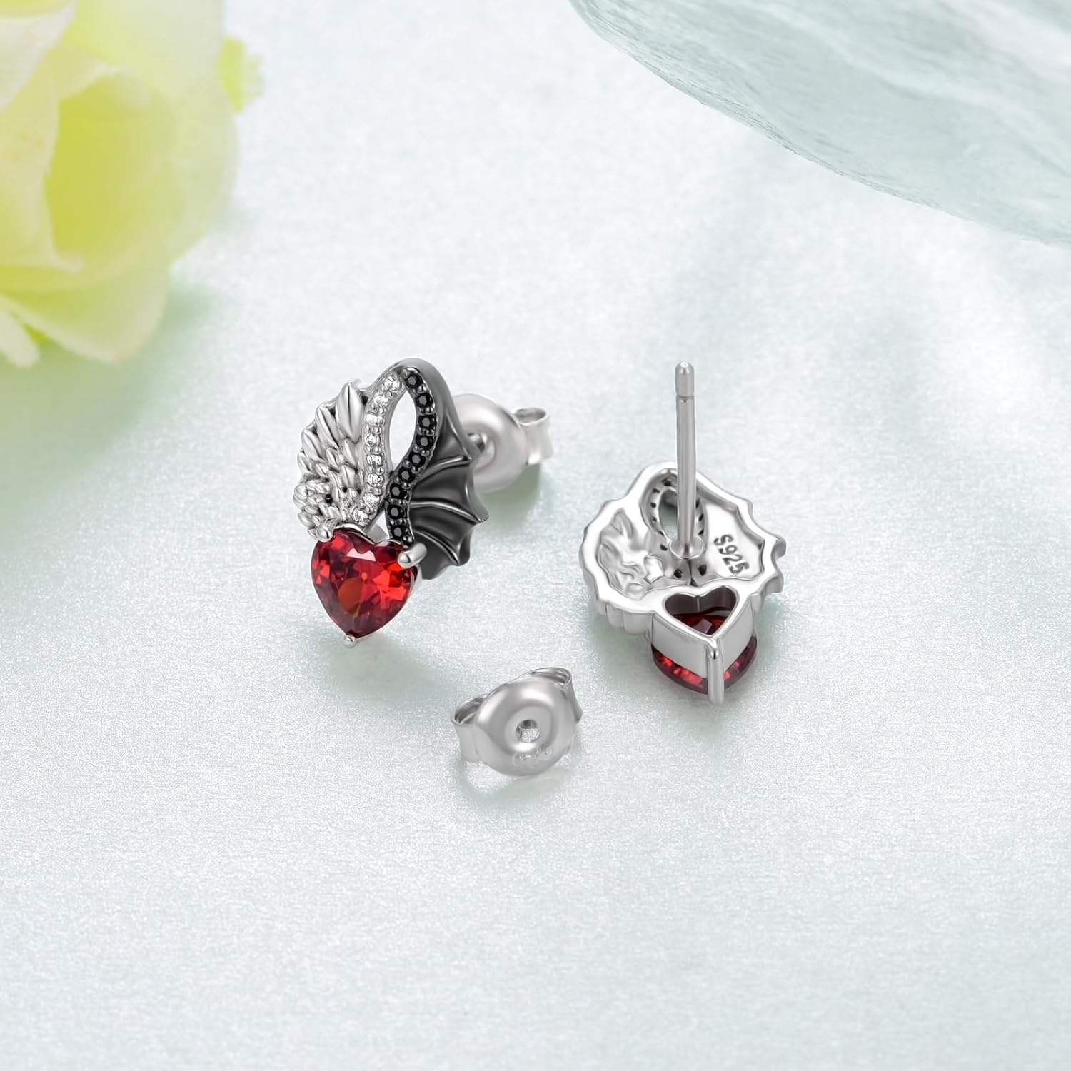 Gothic Earrings Sterling Silver Goth Earrings Halloween Goth Gifts Jewelry for Women - Image 3