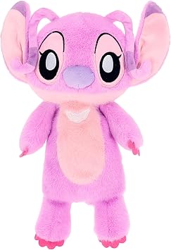 Kids Preferred Disney Angel Cuddle Pal 14 Inch Ultra Soft Material Plush, Floppy Huggable Angel from Lilo & Stitch, Embroidered Details, for Ages 0+