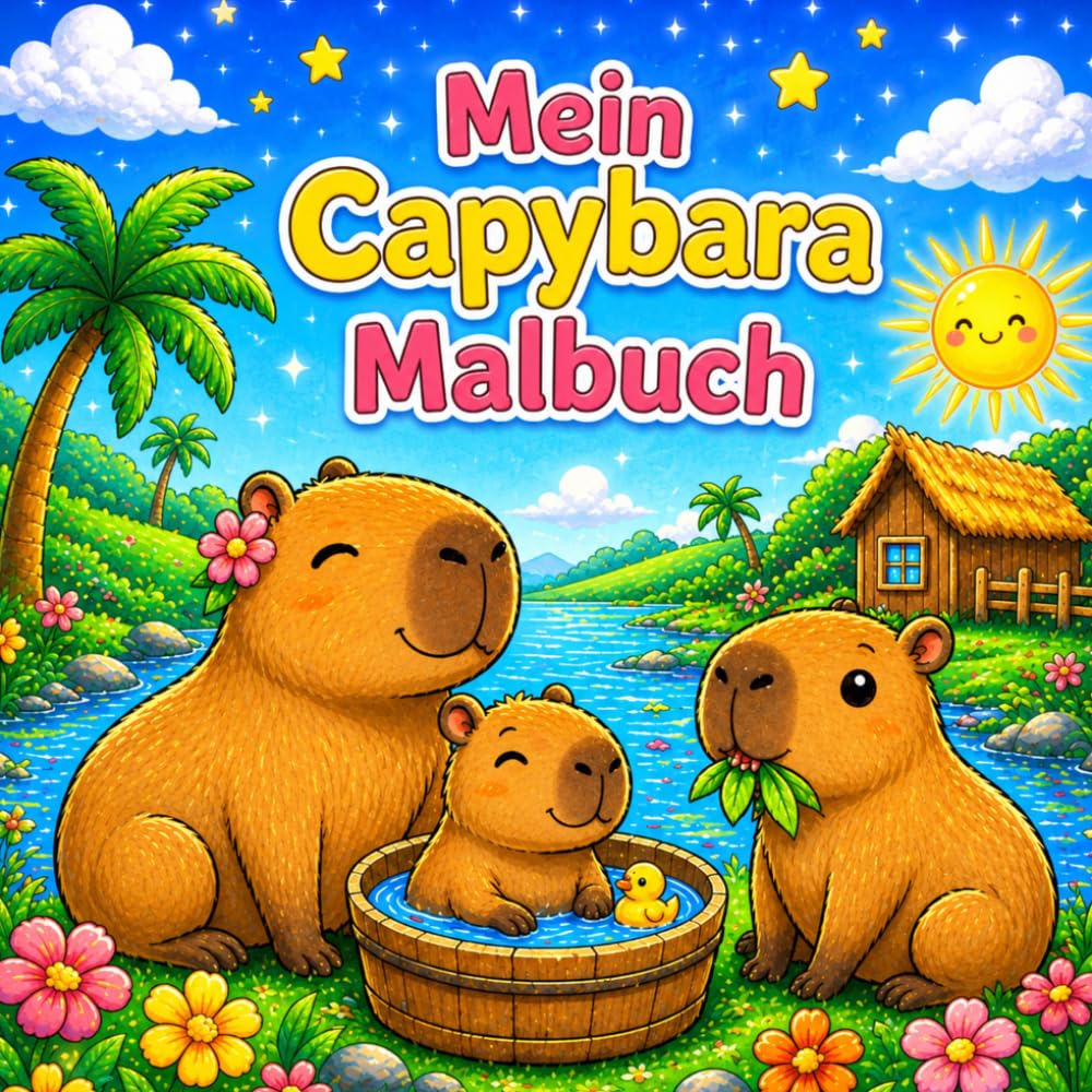 Mein Capybara Malbuch