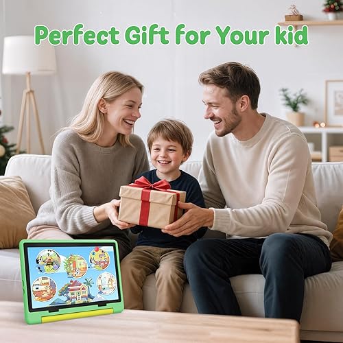 Miniatura 8 de Tablet para niños, tableta Android 15 con pantalla HD, 10.1 pulgadas, control parental y modo para niños, octa-núcleo, certificado GMS, 20 GB de RAM
