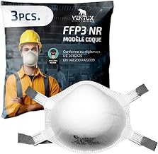 FFP3 NR Cut Mask with Core Laces, 3 Piece Set