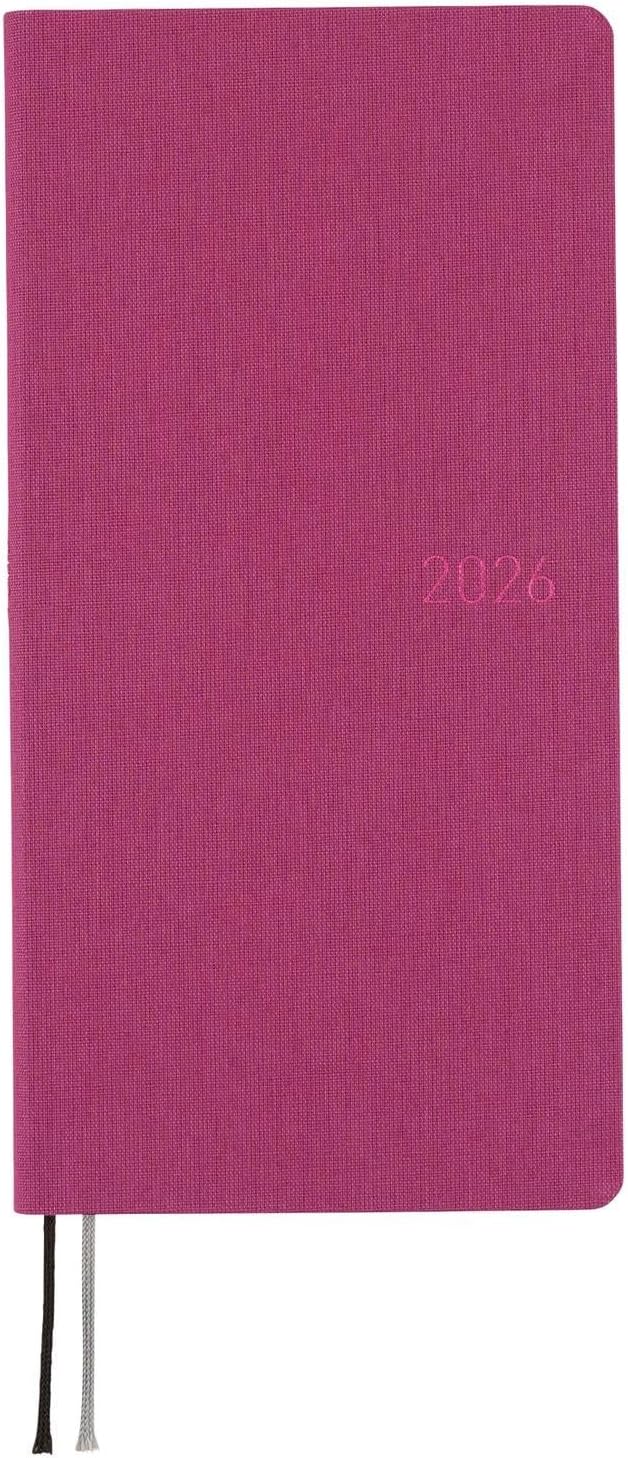 Hobonichi Techo 2026 Spring Weeks – Peony Purple | Compacte Japanse Weekplanner April Start