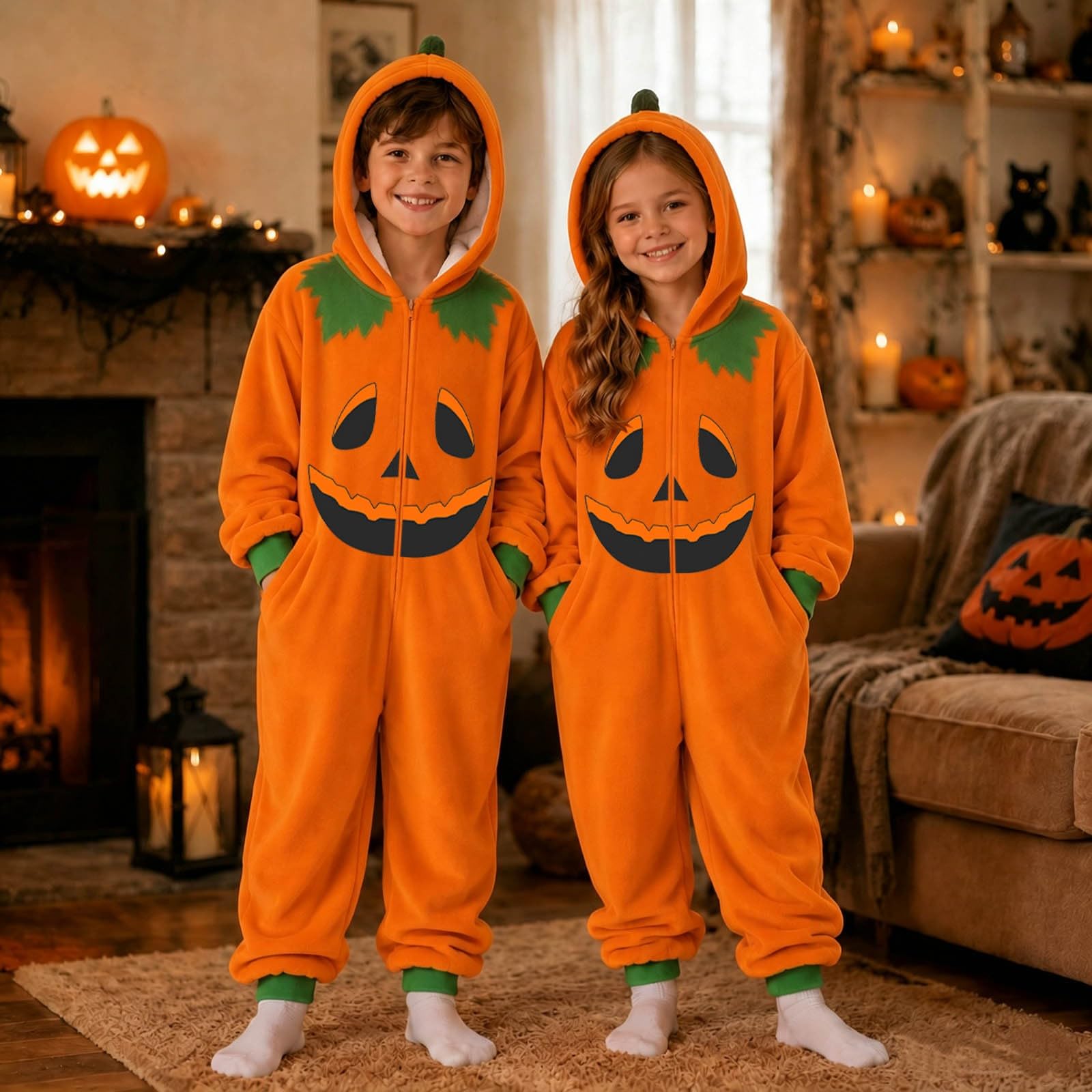 Generisch - Body a forma di zucca per travestimenti e feste in maschera.