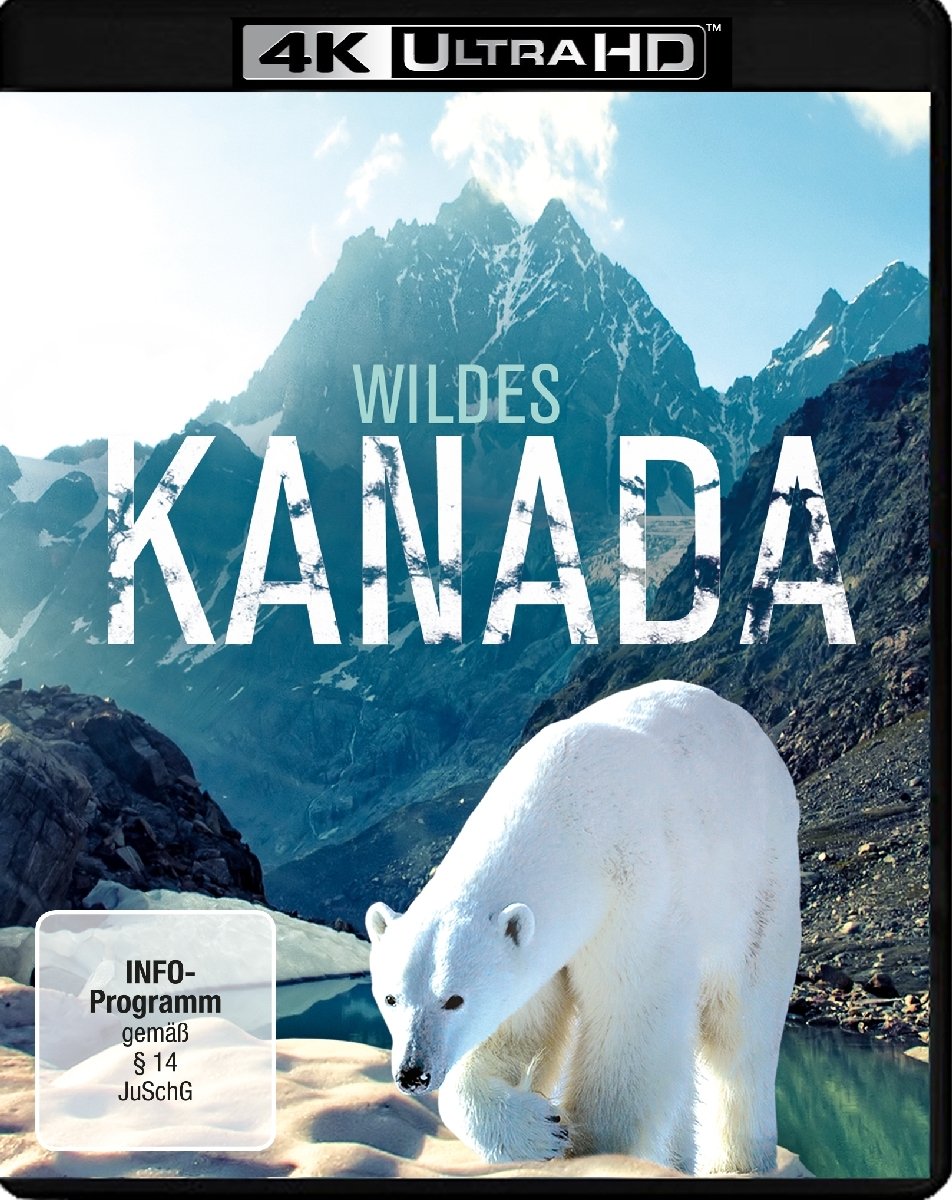 Wildes Kanada 4K Ultra HD disco Blu-ray documental naturaleza paisajes canadienses