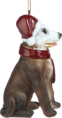 Vista 191 de Design Toscano - Figura de perro para decoración navideña.