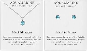 Philip Jones May  Emerald  Birthstone Necklace & Earrings Set Created With Zircondia Crystals - View #8