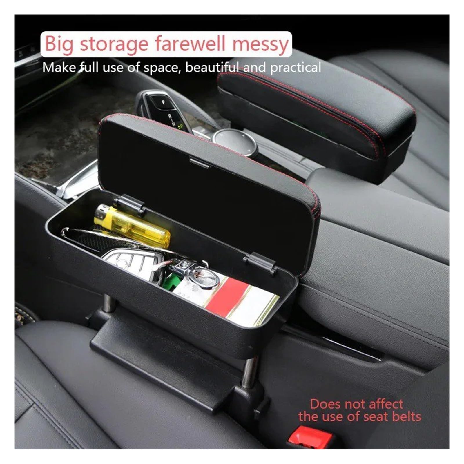 Scatola di Poggiabraccio Universale Organizer Gap Seggiolino Auto