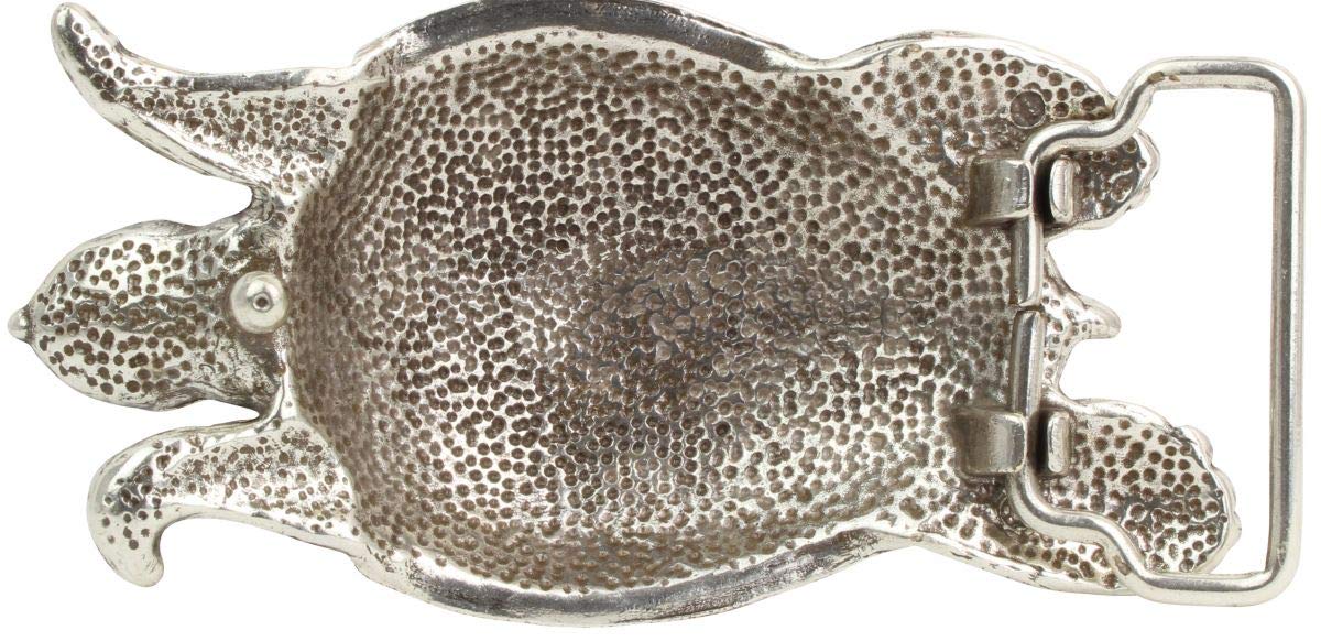 BELTINGER Boucle de ceinture Tortue 4,0 cm | Buckle Boucle de ceinture interchangeable 40mm Massif | Ceinture à bouton-pression jusqu'à 4cm