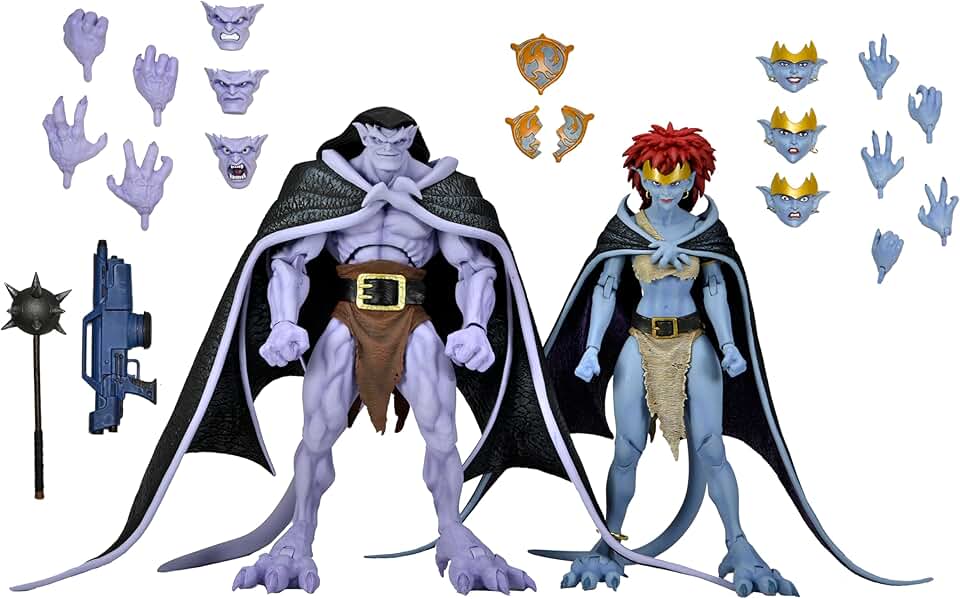 NECA Collectible 2-Pack Gargoyles: Vows Ultimate 7" Scale Action Figures - Goliath and Demona