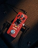 Vista 7 de Donner - Pedal octavador de guitarra, pedal octavador digital Harmonic Square, cambio de tono, 7 tipos de tono, 3 modos de tono: sostenido