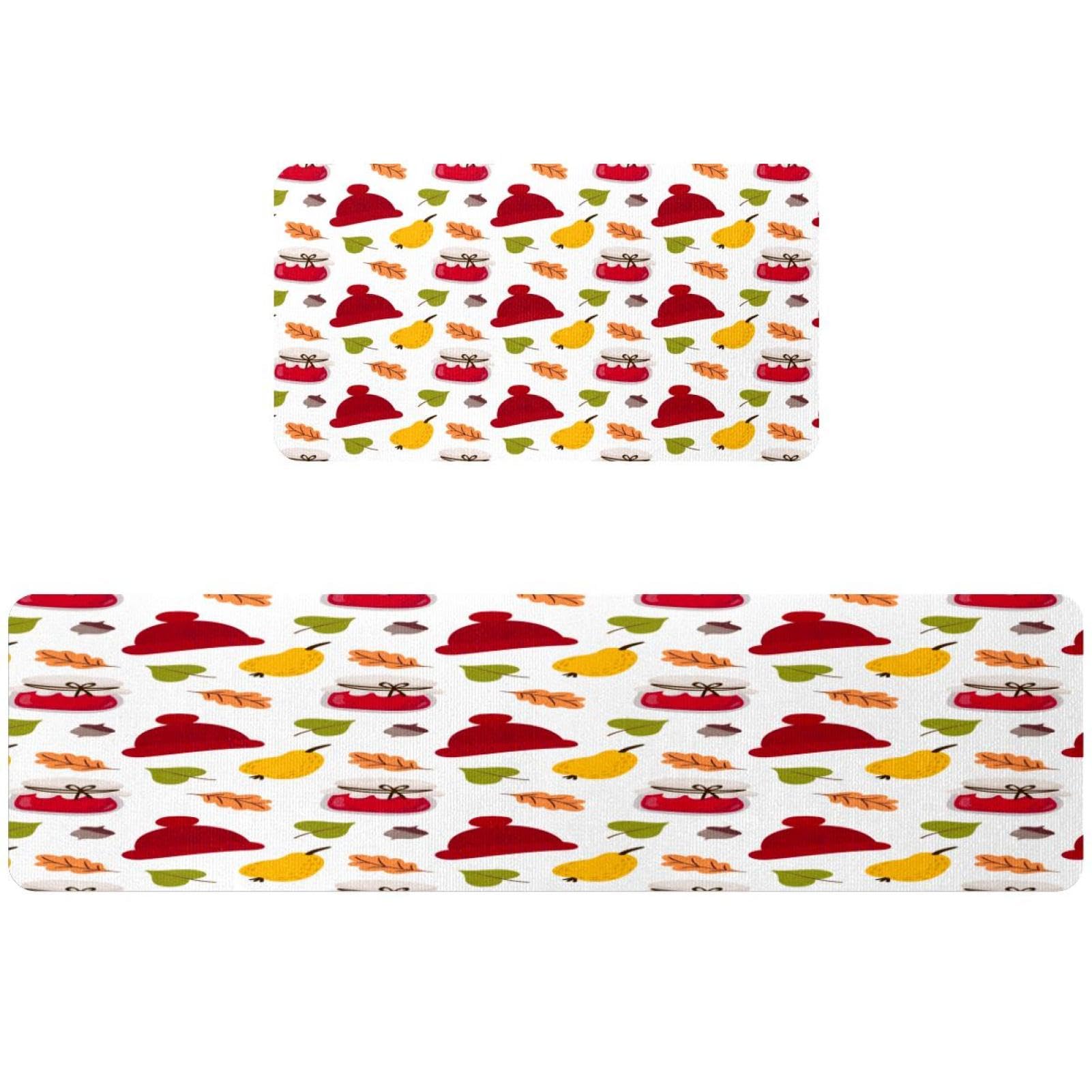 Tapis de cuisine au motif bonnet et confiture pour buanderie chaleureuse