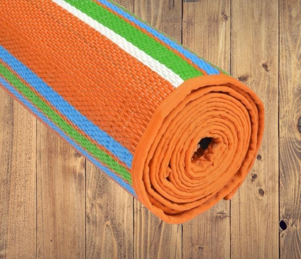 Truvic Chatai Mats for Home 6x4 Feet, Chattai Mat for Sleeping on Floor/Chatai Plastic Mat for Floor, Plastic Mat for Sleeping, Floor Mat Plastic Chatai with Handles Multicolor (Pack of 1) (New 001) (B0DC74BN5J) Amazon Price History, Amazon Price Tracker