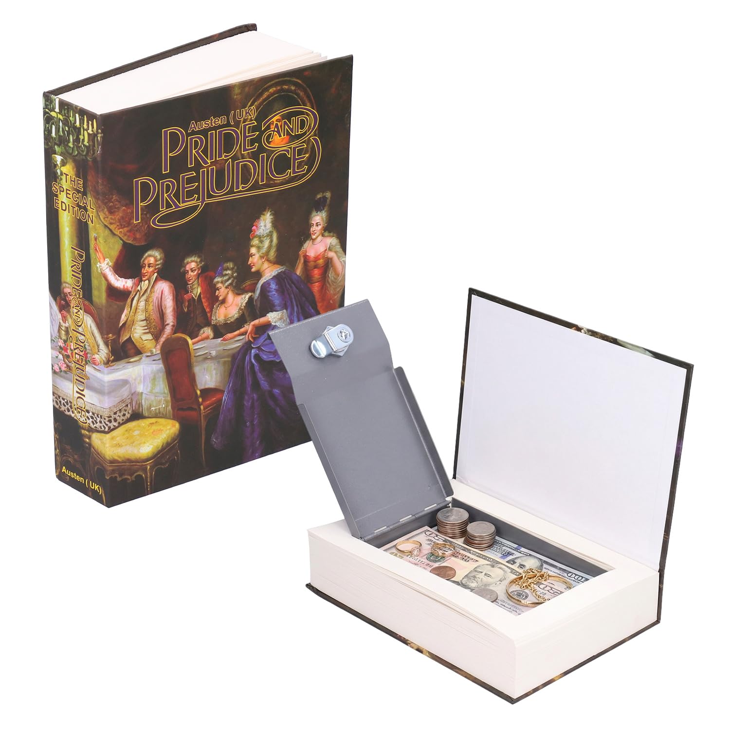 Coffre-fort caché contre le vol : boîte de rangement livre à clés