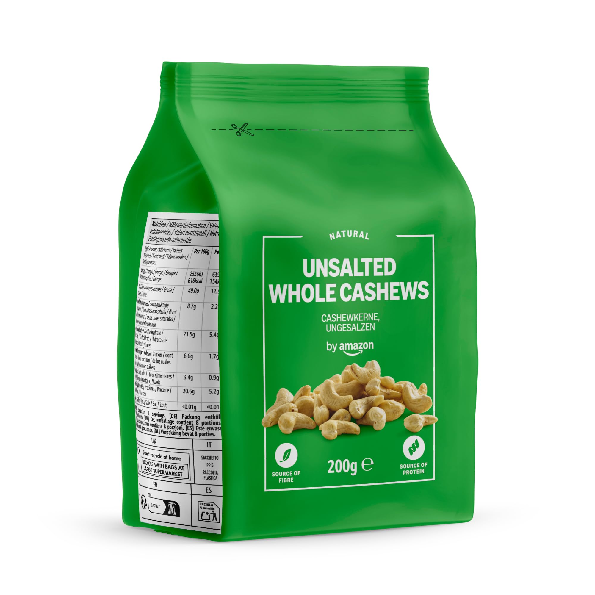 by Amazon Anacardos Enteros Sin Sal - 200g — view 3