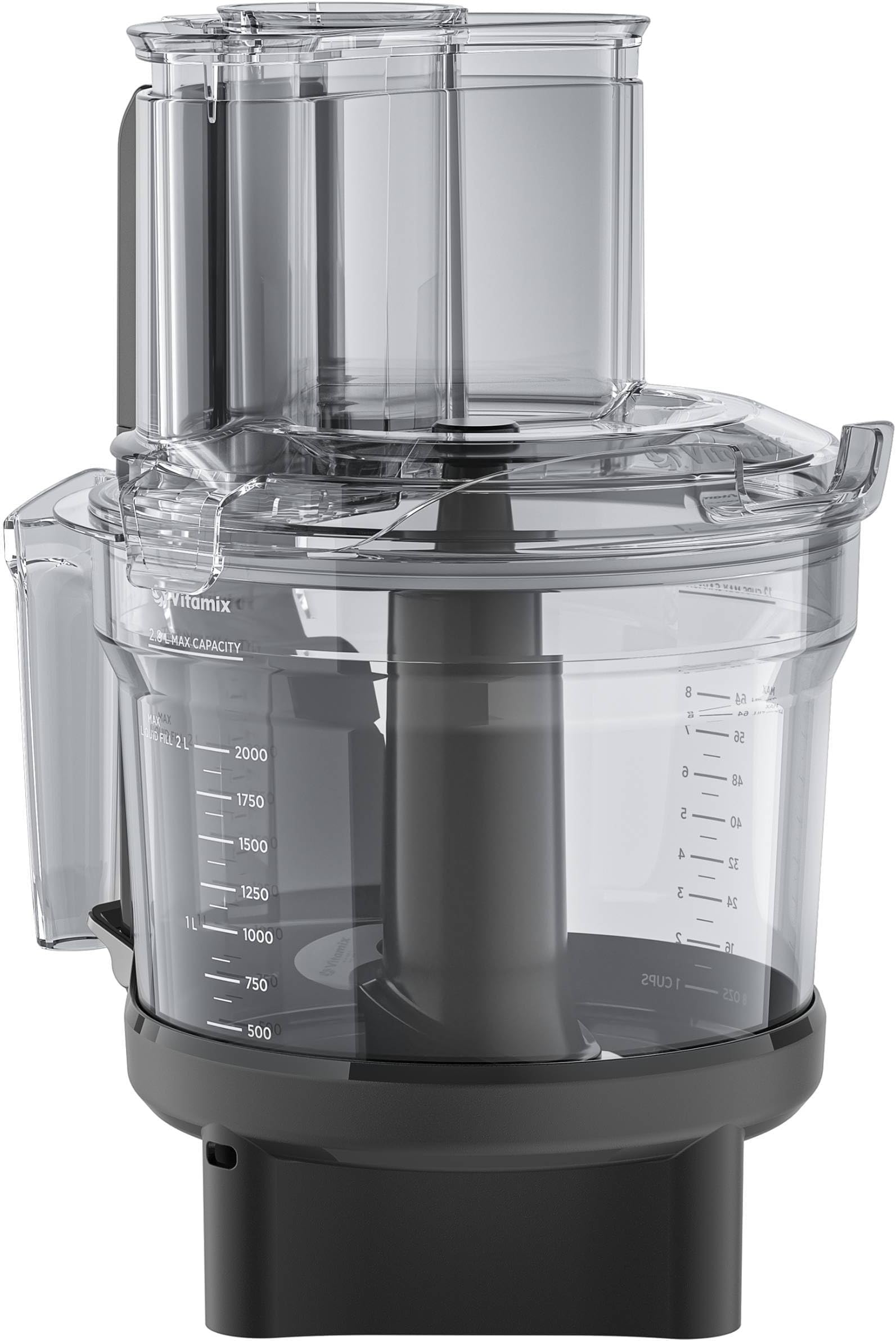 12-Cup Food Processor Attachment with SELF-DETECT™, Compatible with Ascent and Venturist Series, Black