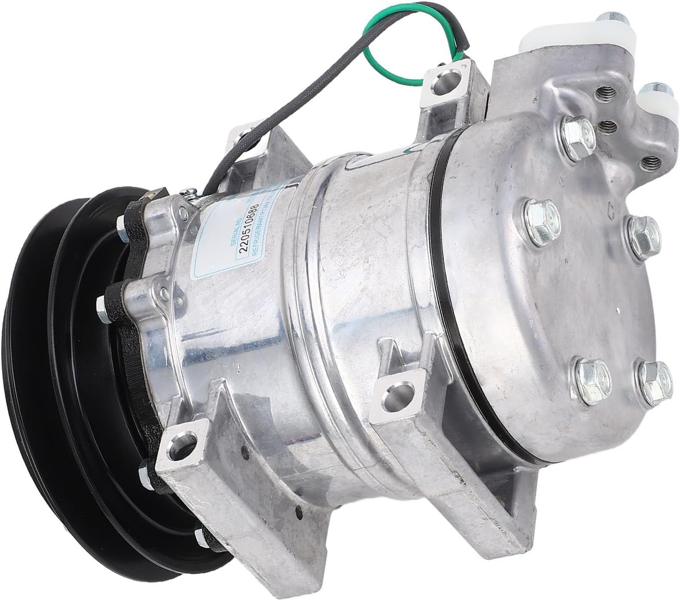 EVTSCAN AC Compressor 220510688 Replacement Quick Mounting for ZAX-3 Excavator Electronic Injection