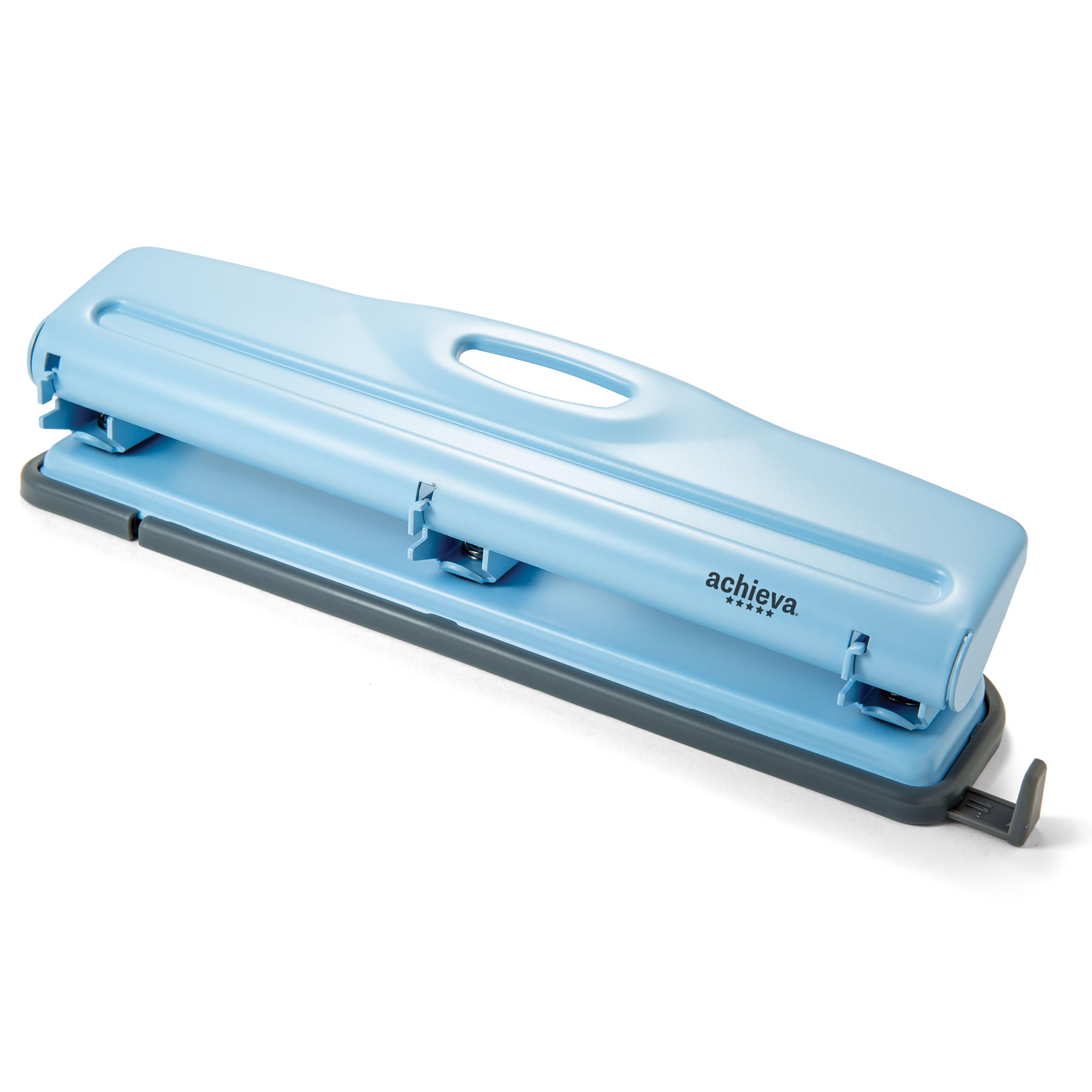 Achieva Economy 3-Hole Punch, 12 Sheet Capacity, Blue (90145)