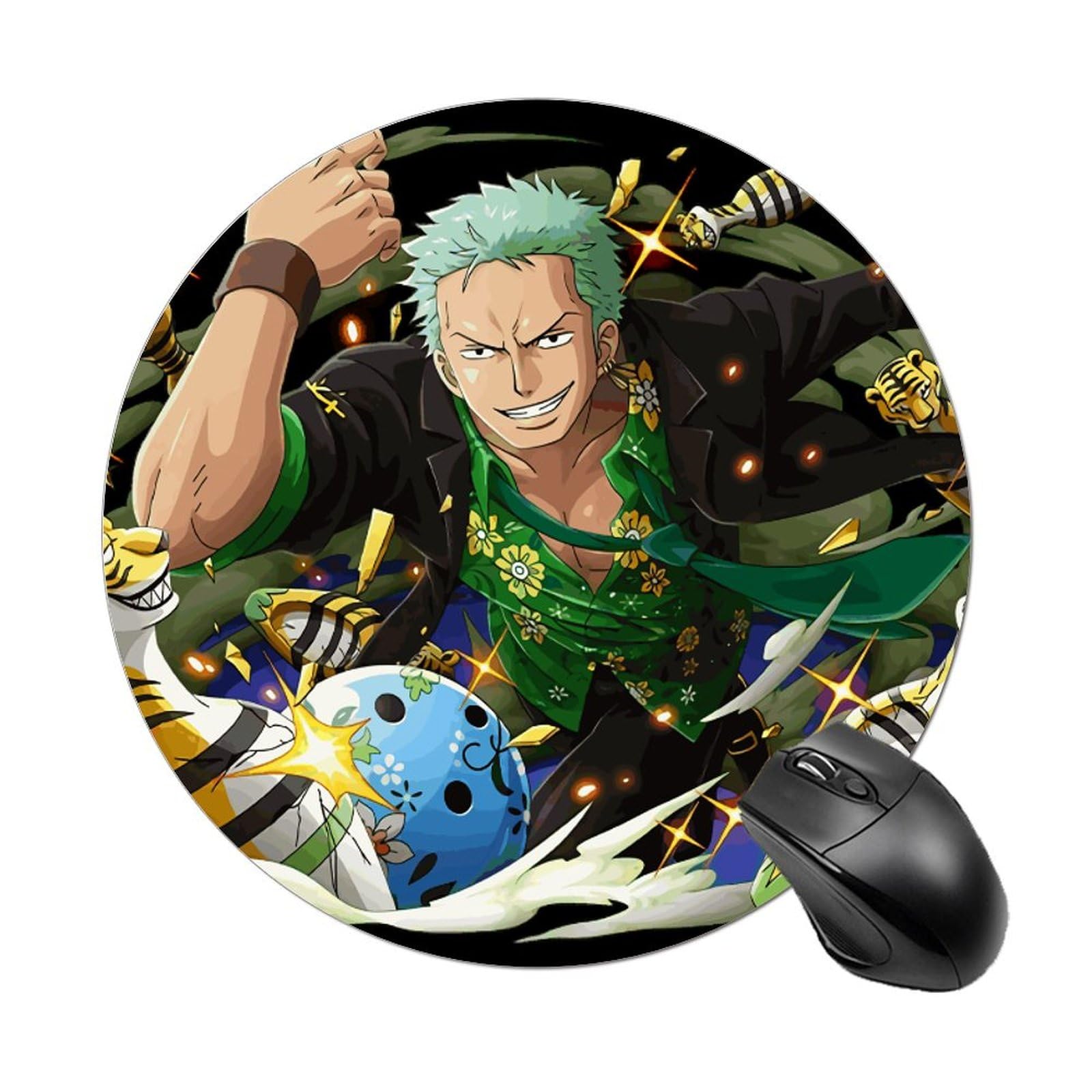 漢マウスパッド　ゾロ　ONE PIECE Amazon.co.jp: マウスパッド 丸型 ワンピース ONE PIECE ゾロ十郎
