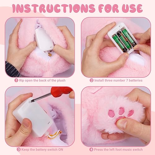 Miniatura 8 de Capybara - Juguete de peluche para bebé, máquina de sonido relajante con luces de música y movimiento de respiración realista, regalos de peluche