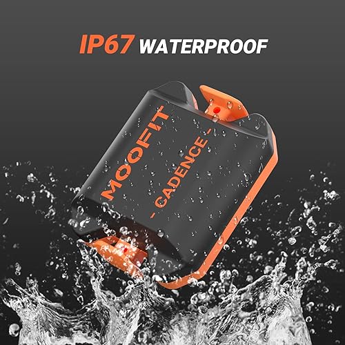 Miniatura 4 de moofit Sensor de velocidad de cadencia, Bluetooth y ANT+ inalámbrico RPM Ciclismo Spin Bike Sensor de cadencia para WahooCoosporideRouvyPeloton,