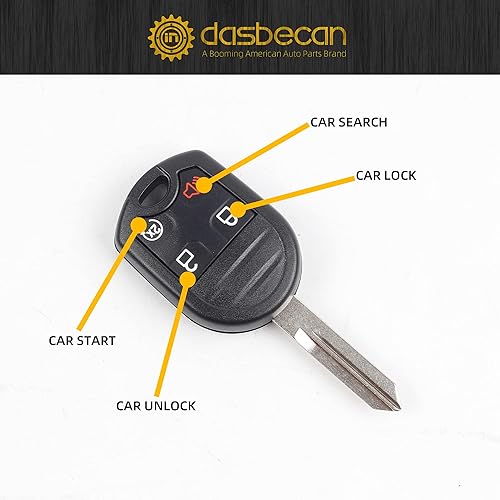 Miniatura 6 de Dasbecan BC3Z-19G364-A - Kit de sistema de arranque remoto para automóvil compatible con Ford F150 2011-2014 F250 350 F450 F550 Super Duty 2011-2016
