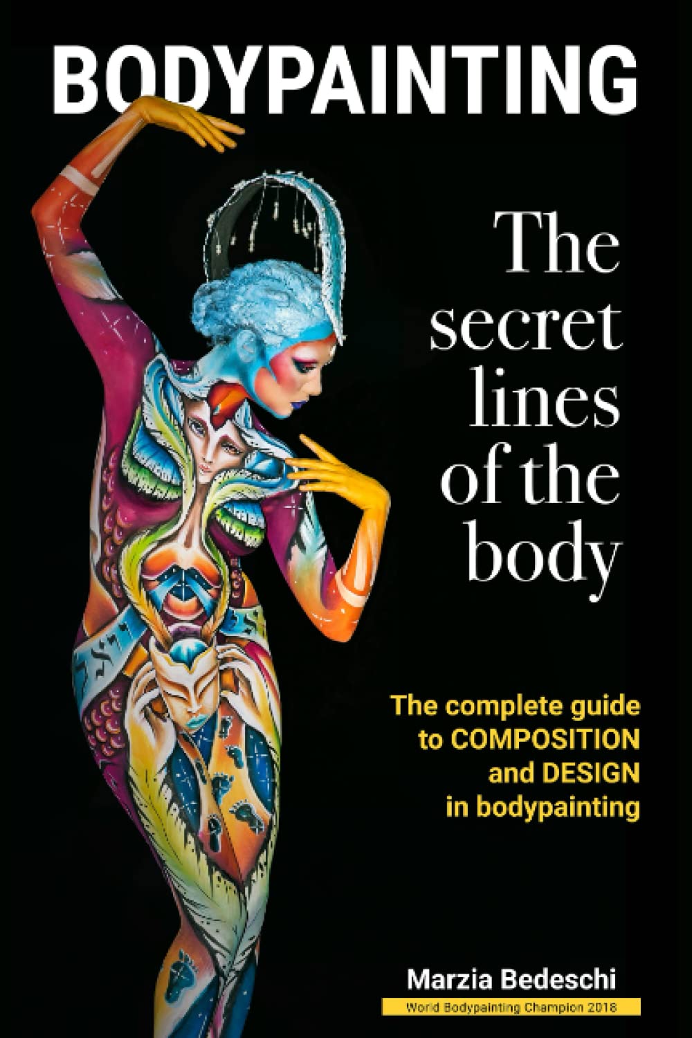 Bodypainting the secret lines of the body modèle dessin anatomie