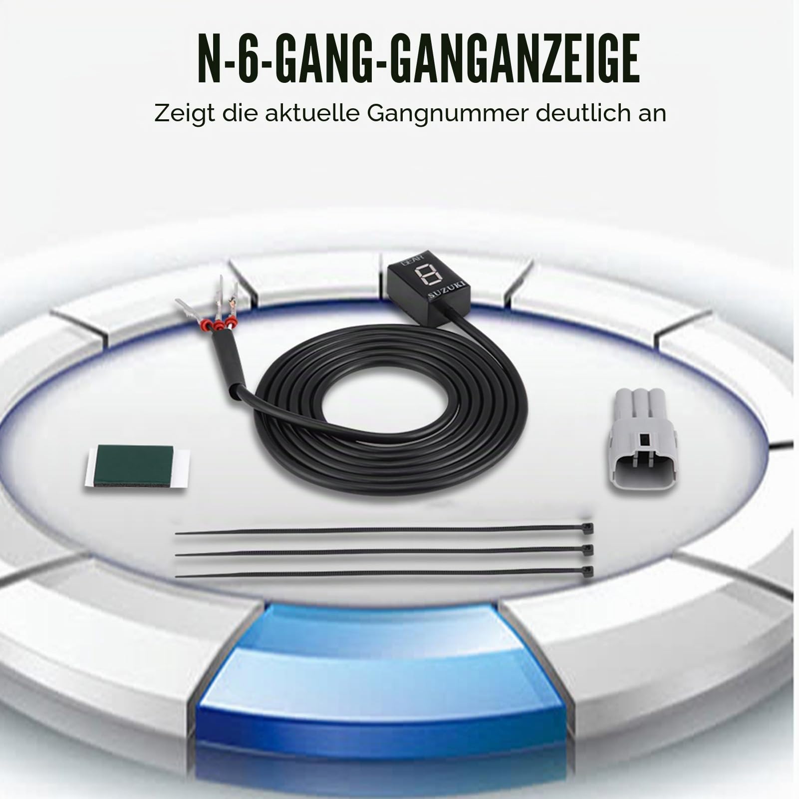 Motorrad Ganganzeige, Motorrad N-6 Gang Ganganzeige ECU Stecker für Intruder 800 V-Strom GSXR 600