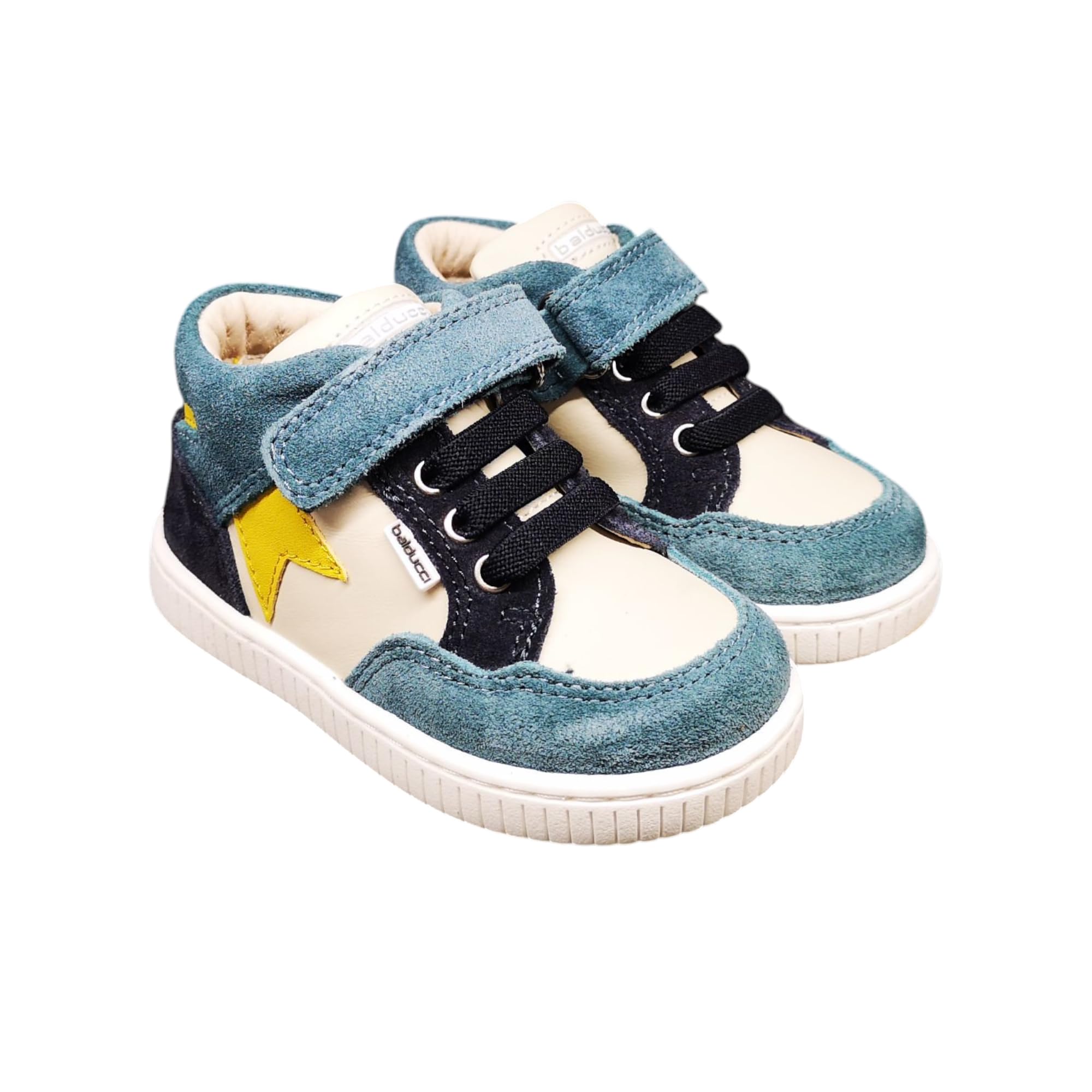 Balducci Scarpe Sneakers Primi Passi da Bambino. Chiusura a Strappo. Numerazione dal 20 al 26