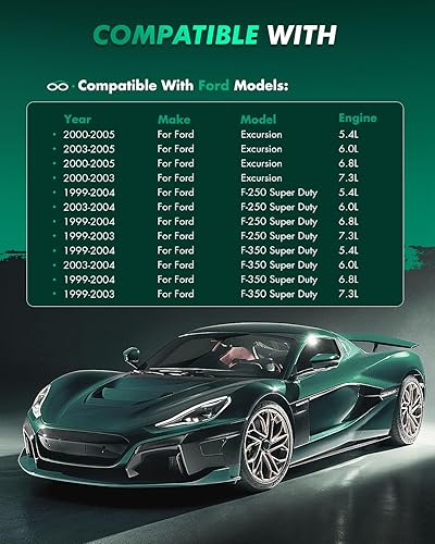 Miniatura 4 de SCITOO Kit de pastillas de freno semimetálicas D757 para Ford Excursion 2000-2005, para Ford para F-250 Super Duty 1999-2004, para Ford para F-350