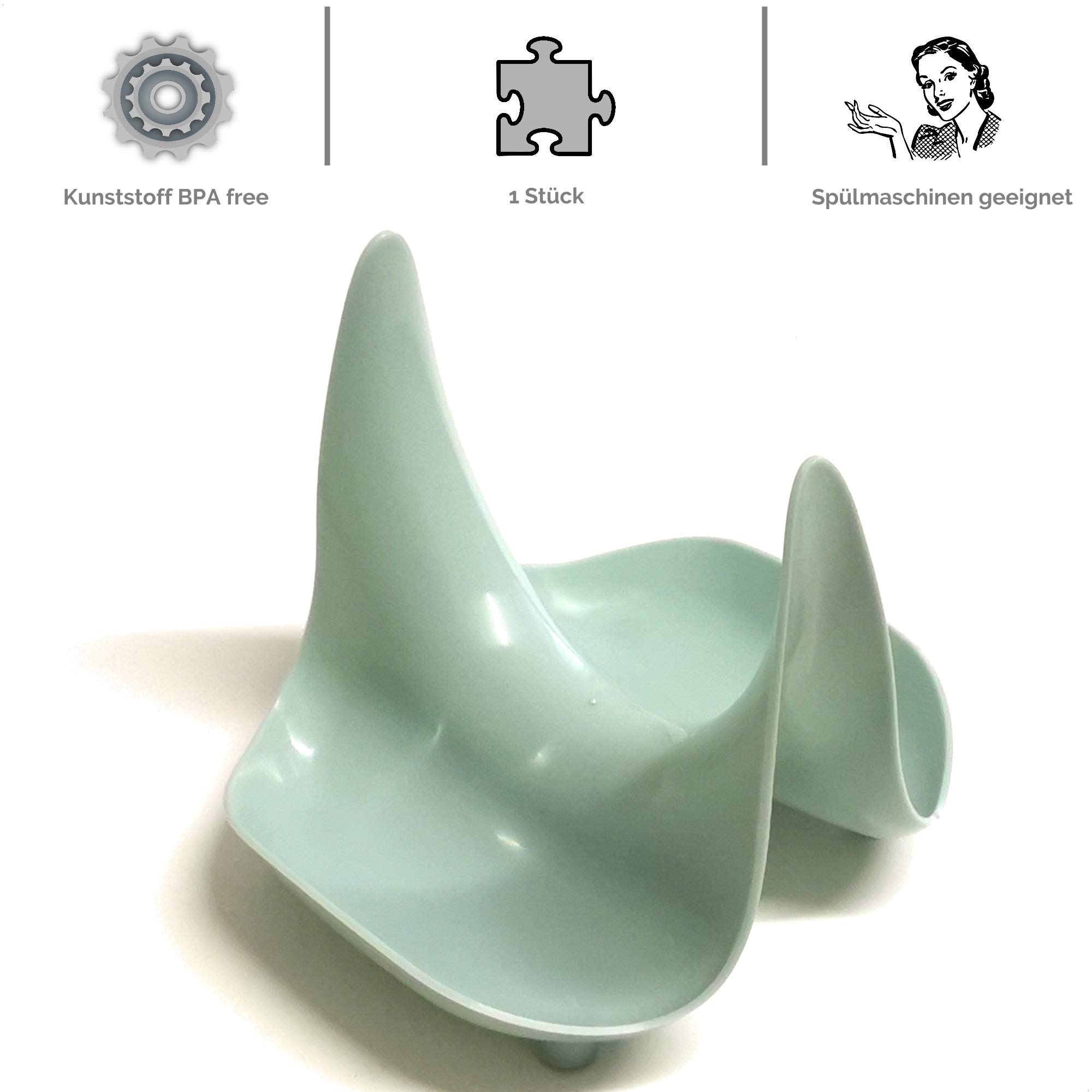 Porta Coperchio E Cucchiaio In Alluminio - Supporto Per Pentole Con Vassoio Integrato - Foto 3