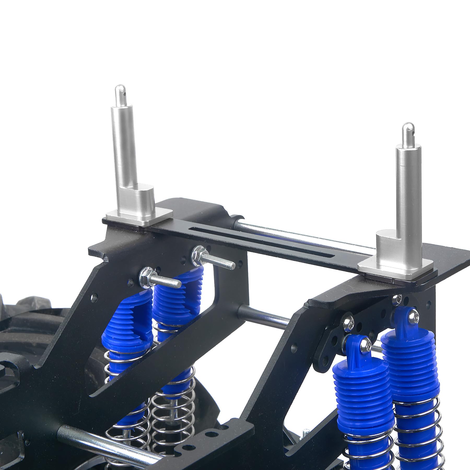 HobbyMarking Aluminum Shock Mount Set For Tamiya Super Clod Buster & Bullhead RC Trucks