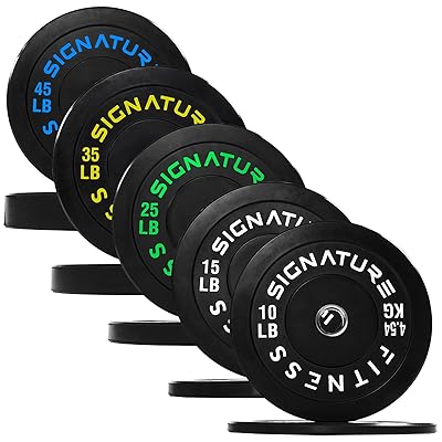 Fitvids Olympic Bumper Plates Set, 2" Weight Plates for Strength Training & Weightlifting, Paris or Set or Set with Barbell, Multiple Options