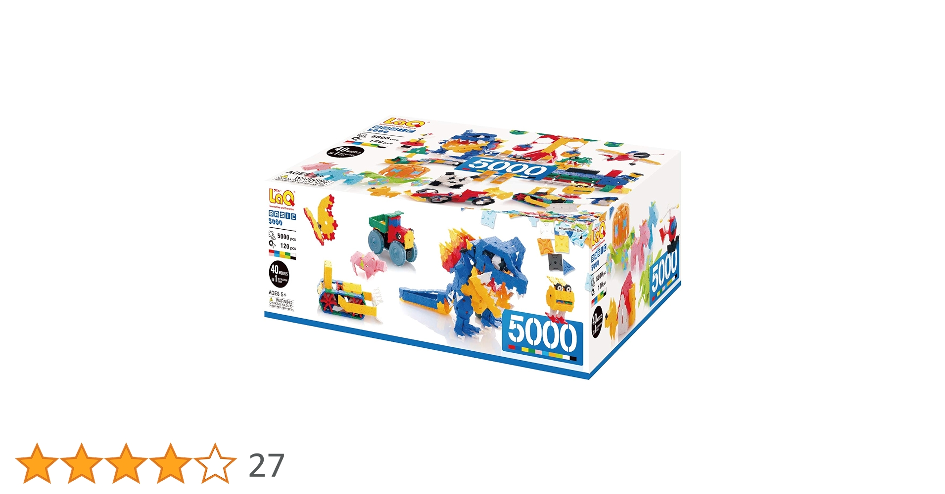 LaQ BASIC ラキュー ベーシック 5000 Amazon.co.jp: ラキュー (LaQ) ベーシック(Basic) 5000 : おもちゃ