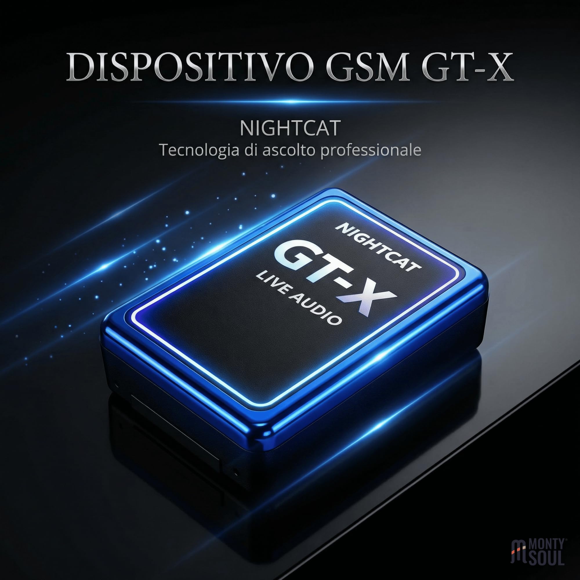 Microspia Antifurto e Ascolto LIVE integrato – GTX Dispositivo GSM con SIM (non inclusa) – Controllo Audio da Remoto – Attivazione tramite Chiamata – Compatto e Facile da Usare