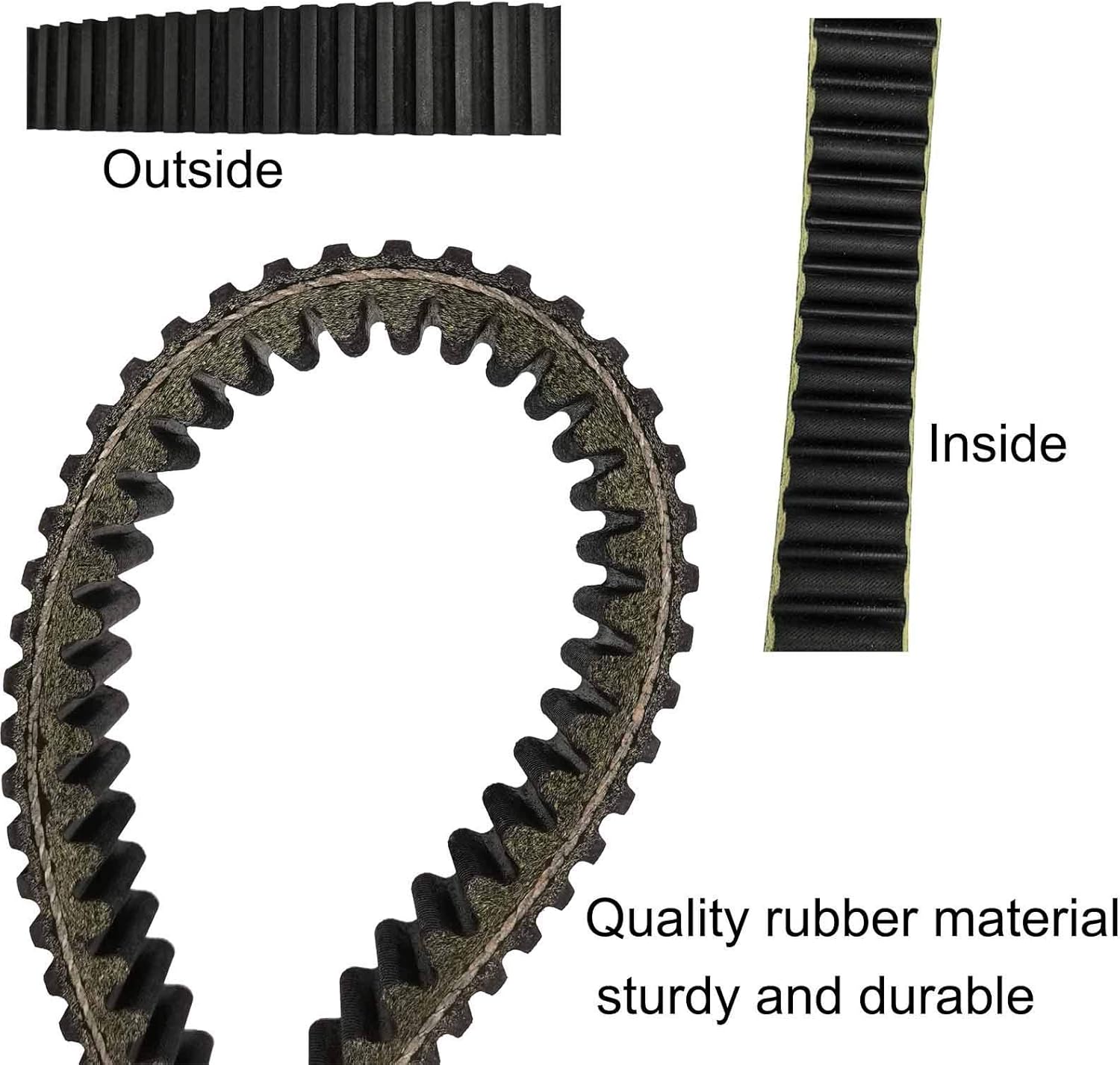 Drive Belt for Yamaha Bruin 350 Grizzly 350 Wolverine 350 YFM350 5UH-17641-01-00 5UH-17641-00-00