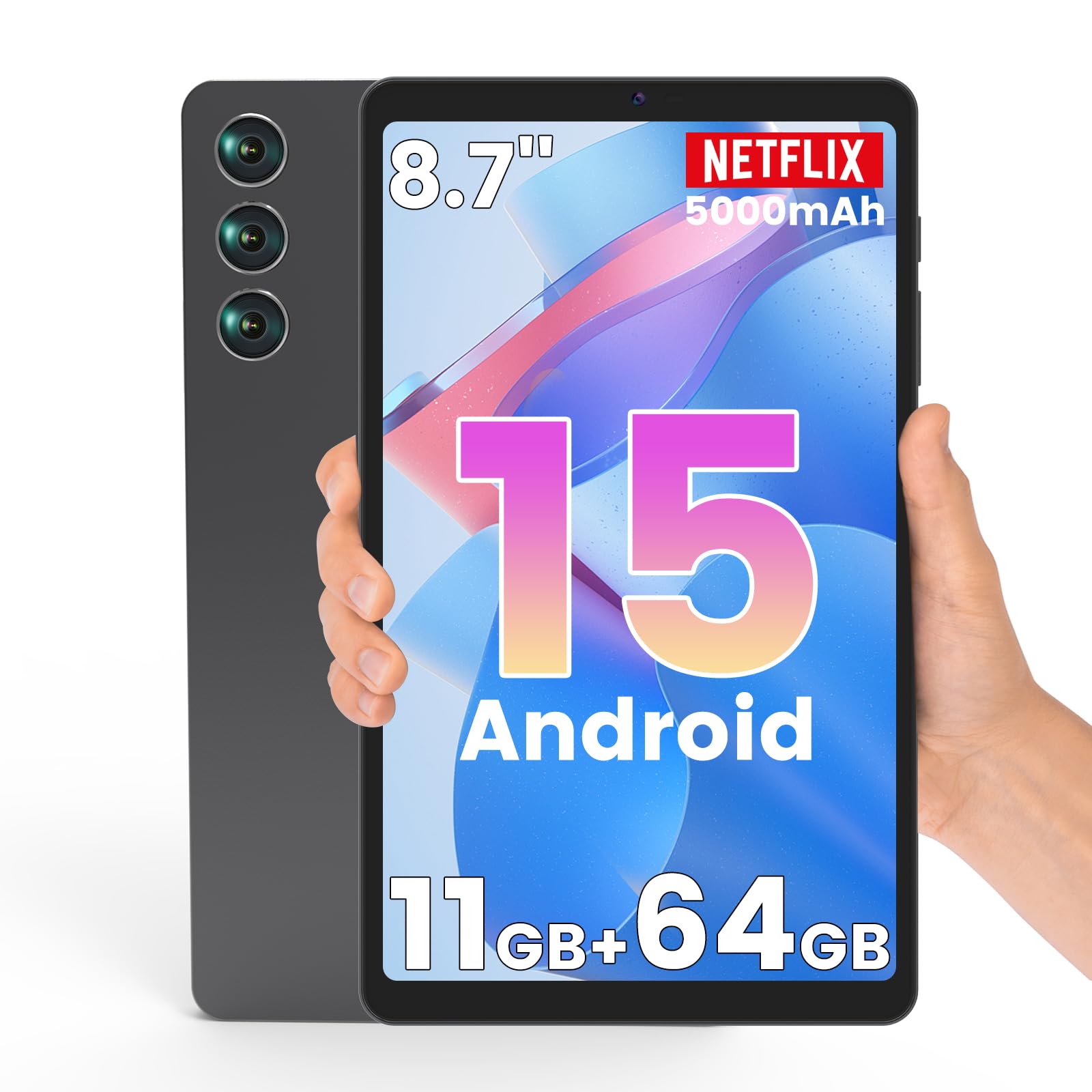 Amazon.com : Azeyou Mini Tablet 8.7 inch Android 15 Tablet 11GB