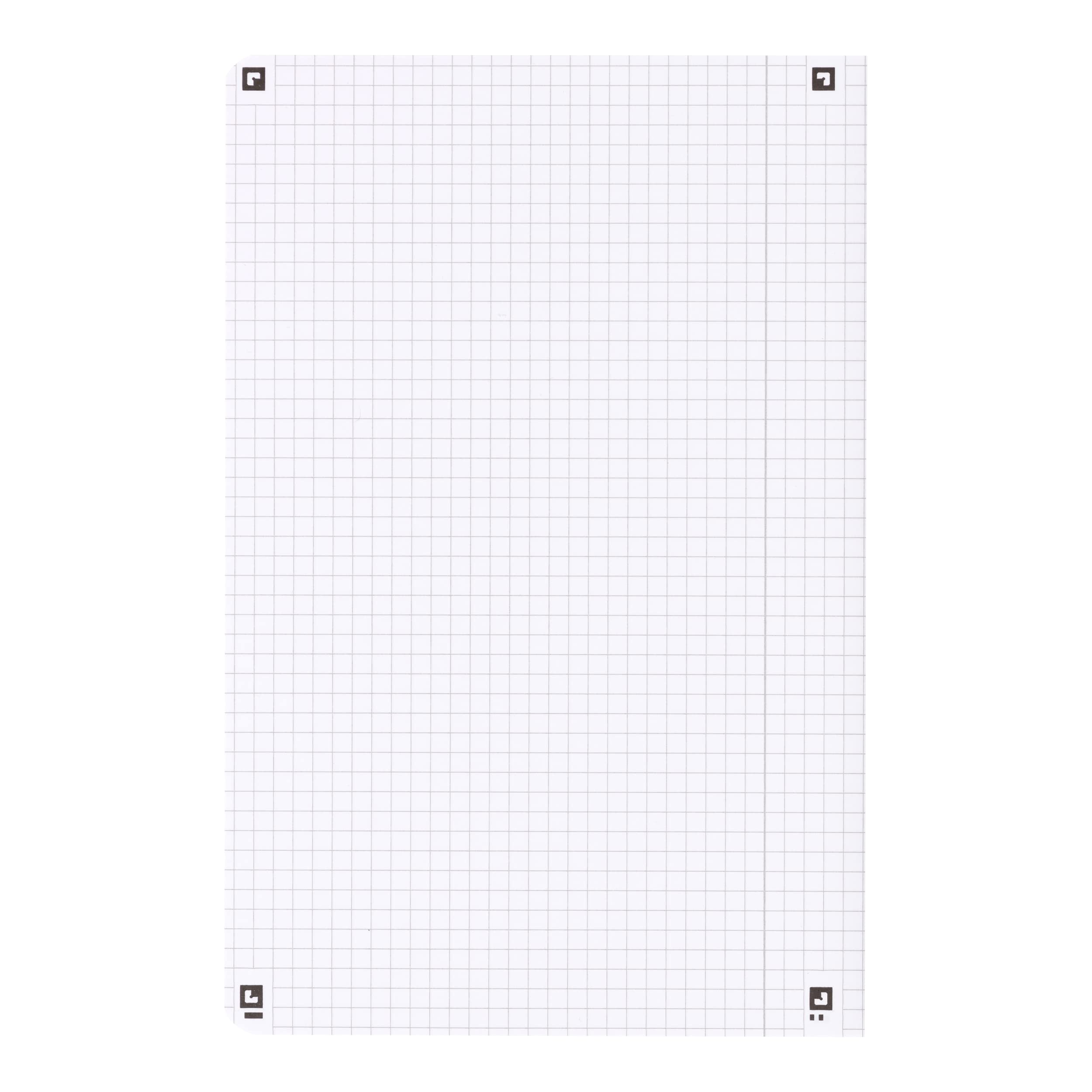 Oxford Touch Collegeblock B5 (17,6x25 cm) kariert mit Rand, 160 Seiten, schwarz, 5 Stück