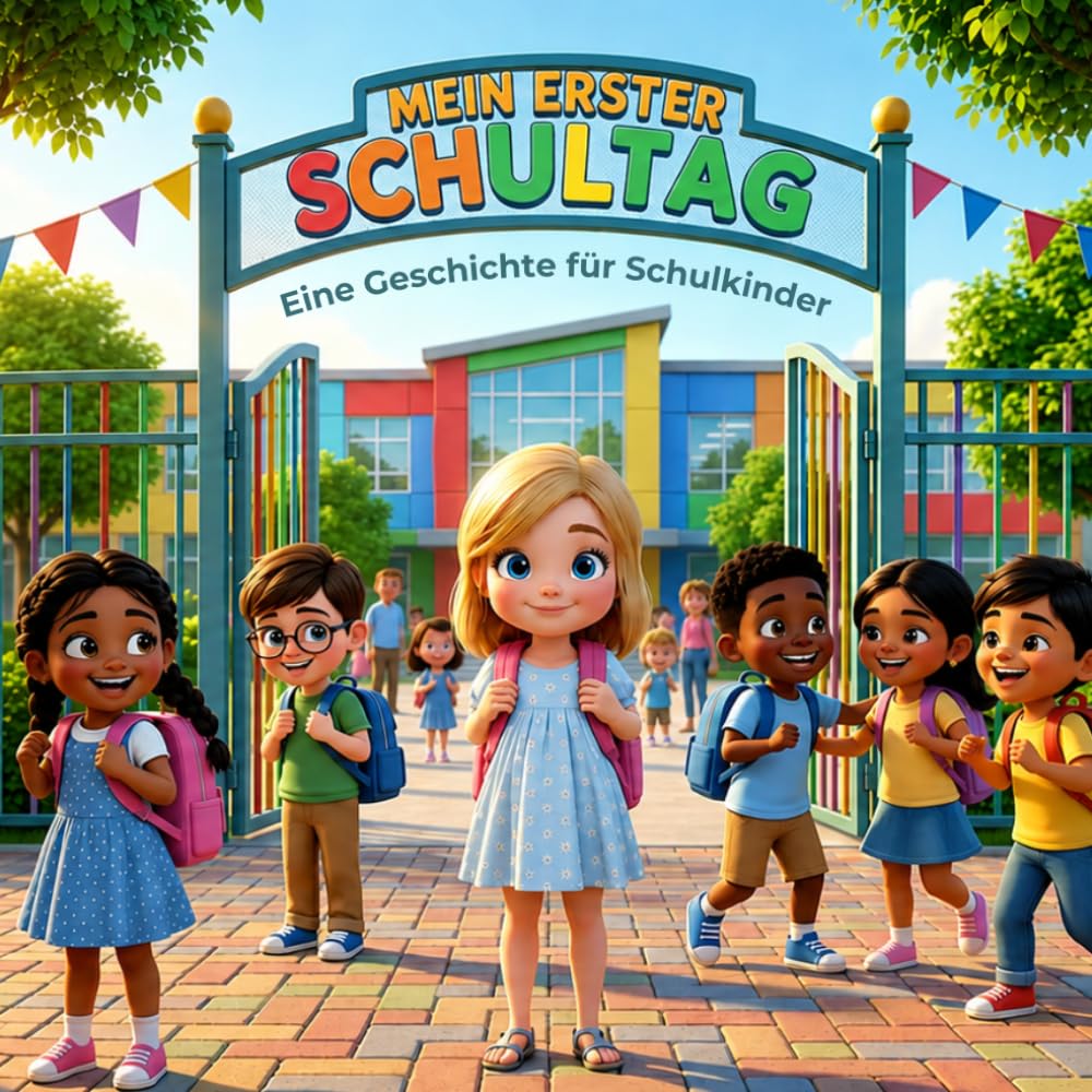 Mein erster Schultag: Eine Geschichte für Schulkinder