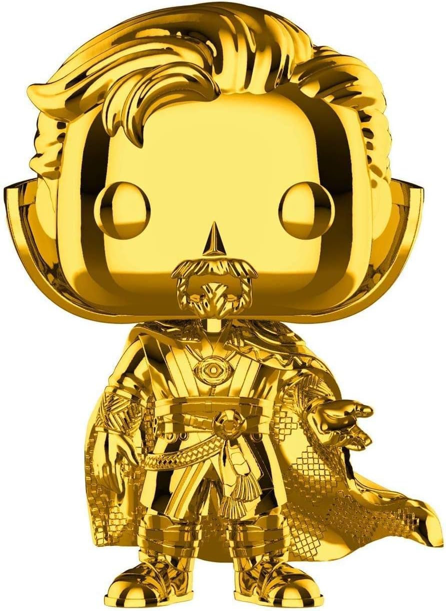 Funko Pop! Marvel: Studios 10 - Doctor Strange (Chrome) Toy, Standard, Multicolor - Image 2