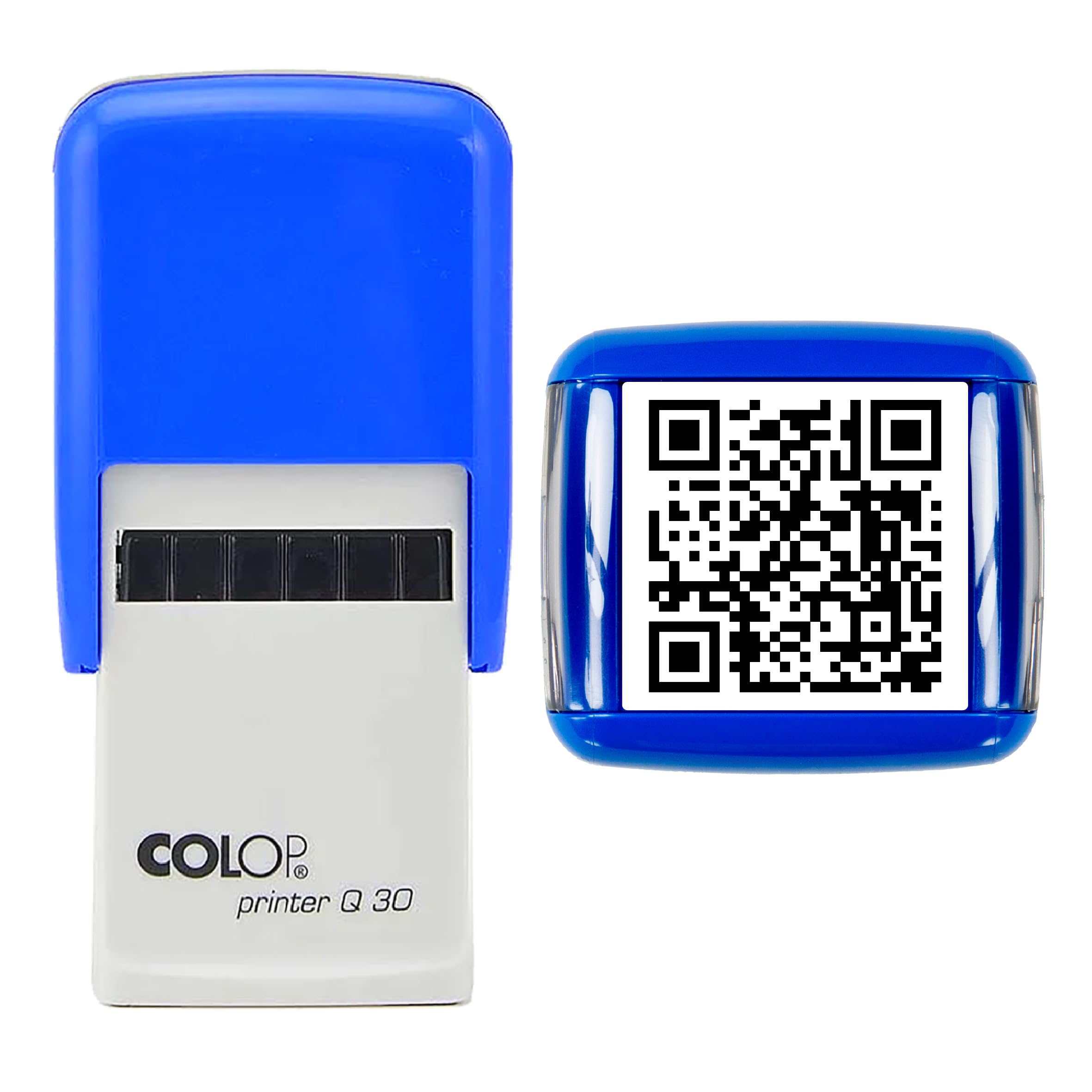 Stamp Ninja Black Personalised Qr Code Stamp – Custom Url Stamp - Self Inking - 30Mm (Qr Code Only)