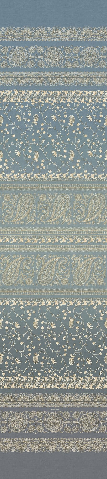 Foulard 100% algodón Bassetti Brenta 350 x 270 cm gris perla multiusos sofá